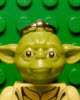 yoda round face keychain
